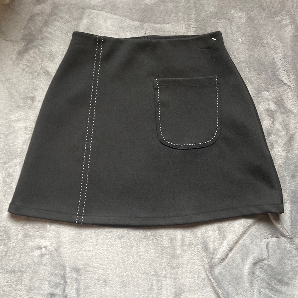Zara black mini skirt